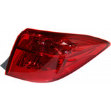 For Toyota Corolla SE / XLE / XSE Tail Light Assembly 2017 2018 2019 Outer | 50th Anniversary | CAPA (CLX-M0-USA-RT73010006Q-CL360A70-PARENT1)
