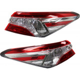 For Toyota Camry Outer Tail Light Assembly 2018 2019 LE Model Excludes Hybrid Model | CAPA (CLX-M0-USA-RT73010034Q-CL360A70-PARENT1)