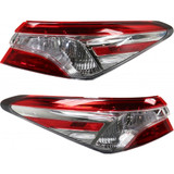 For Toyota Camry Outer Tail Light Assembly 2018 2019 LE Model Excludes Hybrid Model (CLX-M0-USA-RT73010034-CL360A70-PARENT1)