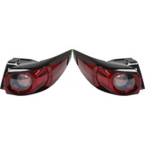For Mazda CX-5 Outer Tail Light 2017 2018 | w/ Signature Light | w/ Bulbs (CLX-M0-USA-RM73010032-CL360A70-PARENT1)