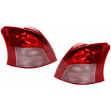 For Toyota Yaris Tail Light Assembly 2007 2008 Hatchback w/o Bulbs (CLX-M0-USA-T730140-CL360A70-PARENT1)