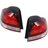 For Volkswagen Golf / GTI Outer Tail Light Assembly 2010 11 12 13 2014 | Halogen (CLX-M0-USA-REPV730104-CL360A70-PARENT1)