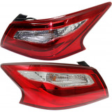 For Nissan Altima Outer Tail Light Assembly 2016 2017 | w/o Smoke Lens | CAPA Certified (CLX-M0-USA-REPN730314Q-CL360A70-PARENT1)