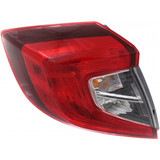 For Honda Civic Outer Tail Light Assembly 2016 17 18 19 2020 | Sedan | CAPA (CLX-M0-USA-REPT730392Q-CL360A70-PARENT1)