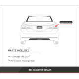 For Honda Civic Outer Tail Light Assembly 2016 17 18 19 2020 | Sedan | CAPA (CLX-M0-USA-REPT730392Q-CL360A70-PARENT1)