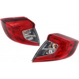 For Honda Civic Outer Tail Light Assembly 2016 17 18 19 2020 | Sedan | CAPA (CLX-M0-USA-REPT730392Q-CL360A70-PARENT1)
