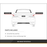 For Honda Civic Outer Tail Light Assembly 2016 17 18 19 2020 | Sedan | CAPA (CLX-M0-USA-REPT730392Q-CL360A70-PARENT1)