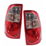 For Toyota Tundra Regular / Access Cab Tail Light Assembly 2005 2006 | Clear / Red Lens | w/ Standard Bed (CLX-M0-USA-REPT730152-CL360A70-PARENT1)