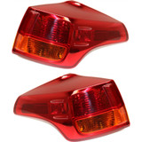 For Toyota RAV4 Outer Tail Light Assembly 2013 2014 | Halogen | Excludes EV Model | CAPA (CLX-M0-USA-REPT730372Q-CL360A70-PARENT1)