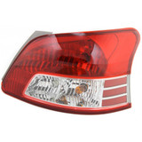 For Toyota Yaris Tail Light Assembly 2007 08 09 10 11 2012 | Base Model | w/o Sport Package | Sedan (CLX-M0-USA-REPT730310-CL360A70-PARENT1)