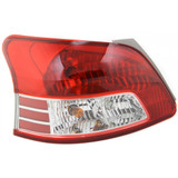 For Toyota Yaris Tail Light Assembly 2007 08 09 10 11 2012 | Base Model | w/o Sport Package | Sedan (CLX-M0-USA-REPT730310-CL360A70-PARENT1)