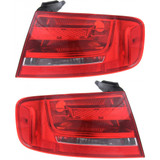 For Audi A4 / A4 Quattro Tail Light Assembly 2009 2010 2011 2012 Outer | Halogen | Sedan | w/o Bulbs (CLX-M0-USA-REPA730188-CL360A70-PARENT1)