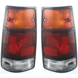 For Isuzu Pickup Tail Light Assembly 1988 89 90 91 92 93 94 1995 | w/ Black Trim (CLX-M0-USA-11-5058-00-CL360A70-PARENT1)