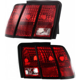 For Ford Mustang Tail Light Assembly 1999-2004 w/o Bulbs (CLX-M0-USA-3311958LUS-CL360A70-PARENT1)