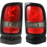 For Dodge Ram 1500 Tail Light Assembly 1994-2001 w/ Sport Package | Black | Old Body Style | w/o Bulbs (CLX-M0-USA-3331909LUS-CL360A70-PARENT1)