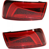 For Audi A3 / A3 Quattro / S3 Tail Light Assembly 2015 2016 Outer | LED | Convertible / Sedan (CLX-M0-USA-REPA730304-CL360A70-PARENT1)