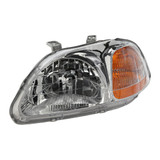 For Honda Civic Headlight Assembly 1996 1997 1998 Halogen Type | w/o Bulbs (CLX-M0-USA-20-3162-01-CL360A70-PARENT1)