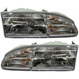 For Ford Thunderbird Headlight Assembly 1994 1995 Halogen Type (CLX-M0-USA-20-3174-88-CL360A70-PARENT1)