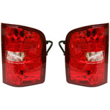 For Chevy Silverado 1500 Tail Light Assembly 2007-2013 | Excludes 2007 Classic | CAPA (CLX-M0-USA-C730180Q-CL360A70-PARENT1)