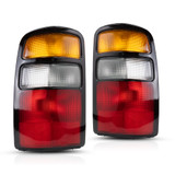 For GMC Yukon Tail Light Assembly 2004 2005 2006 Amber / Clear / Red Lens (CLX-M0-USA-C730170-CL360A73-PARENT1)