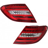 For Mercedes-Benz C300 Tail Light Assembly 2012 2013 2014 Coupe / Sedan (CLX-M0-USA-REPM730326-CL360A71-PARENT1)