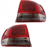 For Kia Sorento Tail Light Assembly 2016 2017 2018 | Outer | Halogen | L/LX/EX Model | CAPA (CLX-M0-USA-REPK730168Q-CL360A70-PARENT1)