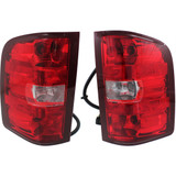 For GMC Sierra 3500 HD Tail Light Assembly 2010 2011 (CLX-M0-USA-REPG730110-CL360A72-PARENT1)