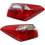 For Kia Forte Tail Light Assembly 2014 2015 2016 | Outer | Halogen | CAPA (CLX-M0-USA-REPK730150Q-CL360A70-PARENT1)