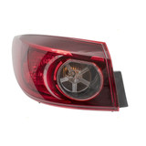 For Mazda 3 Tail Light Assembly 2014 2015 2016 2017 2018 Outer | Halogen | Sedan (CLX-M0-USA-REPM730368-CL360A70-PARENT1)