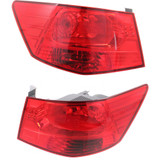 For Kia Forte Tail Light Assembly 2010 11 12 2013 | Outer | Sedan | CAPA (CLX-M0-USA-REPK730116Q-CL360A70-PARENT1)