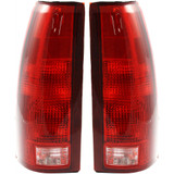 For Chevy Tahoe Tail Light Assembly 1995-2000 | w/o Connector Plate | Excludes 15,000 Lbs. GVW (CLX-M0-USA-REPC730334-CL360A75-PARENT1)
