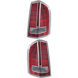 For Chrysler 300 Tail Light Assembly 2012 2013 2014 Type 1 | w/ Chrome Accent (CLX-M0-USA-REPC730178-CL360A70-PARENT1)
