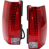 For Cadillac Escalade / Escalade ESV Tail Light Assembly 2007-2014 | LED | Red and Clear Lens | CAPA (CLX-M0-USA-REPC730128Q-CL360A70-PARENT1)