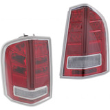 For Chrysler 300 Tail Light Assembly 2013 2014 | Type 2 | w/ Red Accent | CAPA (CLX-M0-USA-REPC730184Q-CL360A70-PARENT1)