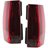 For Cadillac Escalade / Escalade ESV Tail Light Assembly 2007-2014 | LED | Red and Clear Lens (CLX-M0-USA-REPC730128-CL360A70-PARENT1)