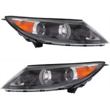 For Kia Sportage Headlight Assembly 2011 2012 | Halogen | w/o LED Daytime Running Lights | CAPA (CLX-M0-USA-REPK100126Q-CL360A70-PARENT1)