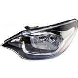 For Kia Rio Headlight Assembly 2012 13 14 15 16 2017 | Halogen | w/o LED Position Light | Sedan | CAPA (CLX-M0-USA-REPK100156Q-CL360A70-PARENT1)