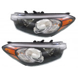 For Kia Forte / Forte5 Headlight Assembly 2014 2015 2016 | Halogen | w/o LED Position Light | CAPA (CLX-M0-USA-REPK100170Q-CL360A70-PARENT1)