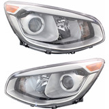 For Kia Soul Headlight Assembly 2014 2015 2016 | Halogen | Projector Type | w/o Leveling System | CAPA (CLX-M0-USA-REPK100176Q-CL360A70-PARENT1)
