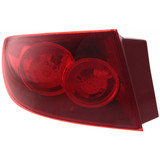 For Mazda 3 Outer Tail Light Assembly 2004 2005 2006 Red Lens | w/ Standard Type Bumper | Sedan (CLX-M0-USA-M730138-CL360A70-PARENT1)