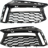 For BMW 530e / 530e xDrive Fog Light Cover 2018 2019 | Side Grille | Textured Black | w/ M Package | DOT / SAE Compliance (CLX-M0-USA-RB10820014-CL360A72-PARENT1)