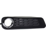 For Dodge Avenger Fog Light Cover 2011 12 13 2014 | Textured Black | w/ Chrome Ring | DOT / SAE Compliance (CLX-M0-USA-REPD015510-CL360A70-PARENT1)