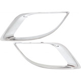 For Dodge Durango Fog Light Cover 2014-2020 | Bezel | Chrome | Excludes SRT/Pursuit Model | CAPA Certified (CLX-M0-USA-REPD108008Q-CL360A70-PARENT1)