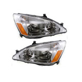 For 2003-2007 Honda Accord Headlight CAPA Certified Lens and Housing Only HYBRID; Combination Lamp (CLX-M0-20-6362-01-9-PARENT1)