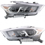 For 2016 2017 Nissan Maxima Headlight CAPA Certified Bulbs Included S|SL|SV; Halogen (CLX-M0-20-9710-00-9-PARENT1)