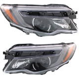 For 2016-2018 Honda Pilot Headlight CAPA Certified Bulbs Included EX|EX-L|Touring; Halogen; w/LED DRL; w/o Auto Dimming; w/Auto On/Off (CLX-M0-20-9716-00-9-PARENT1)