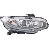 For 2016-2018 Honda Civic Headlight DOT Certified Bulbs Included EX|EX-L|EX-T|LX; Halogen (CLX-M0-20-9778-00-1-PARENT1)