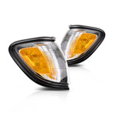For 2001-2004 Toyota Tacoma Turn Signal / Side Marker Light DOT Certified w/ Bulbs Included w/ Black Sand Pearl Bezel (paint code 209) (CLX-M0-18-5716-00-1-PARENT1)
