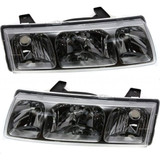 For Saturn Vue 2002-2004 Headlight Assembly Black (DOT Certified) (CLX-M1-334-1128L-AF2-PARENT1)