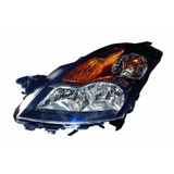 For Nissan Altima Sedan/Hybrid 2007 Headlight Assembly Halogen Black Bezel DOT Certified (CLX-M1-314-1164L-AF2-PARENT1)